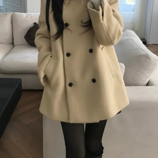 Enough Wool Half Coat (3 colors)