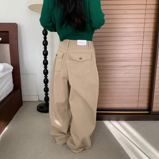 [Beautiful Fit/Lower Body Cover!] Basic Pocket Wide Cotton Long Pants