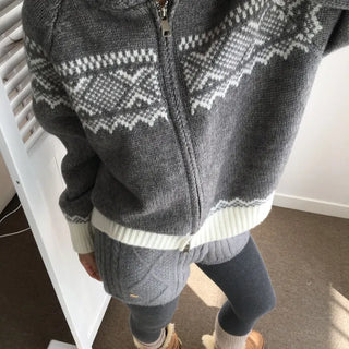 Nordic Knit Zip-up