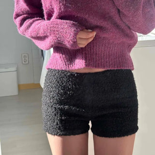Boucle Slim Fit Shorts