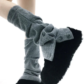 7cm! Cozy Teddy Platform Mule