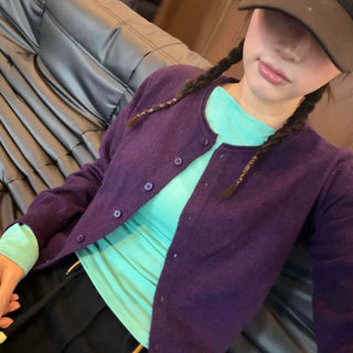 All Day Round Neck Cardigan