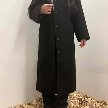 Minimal Chic Loose Fit Maxi Long Coat