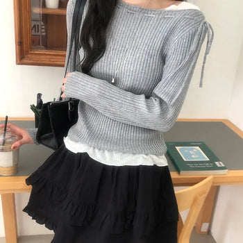 Prio Shoulder Ribbon Knit