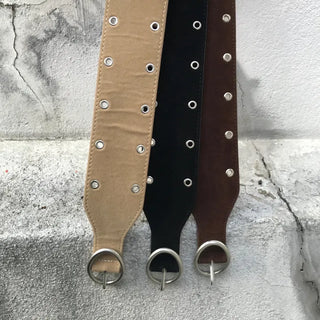 SUEDE WIDE BELT