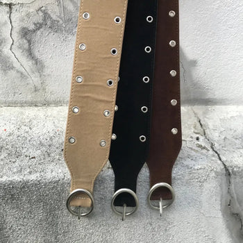 SUEDE WIDE BELT