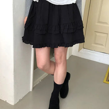 Domir Frill Elastic Mini Skirt