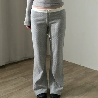 Billy Dot Low Bootcut Pants