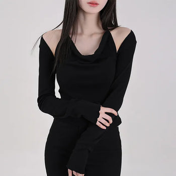 Yves & Drape Sleeveless Bolero Set