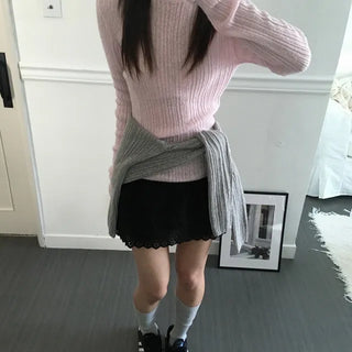 * Mu&d * Rosé Ribbed Knit