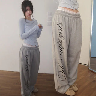 Cave Lettering Jogger Pants
