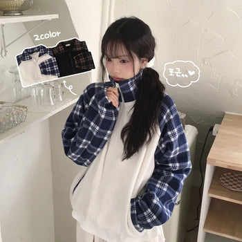 Soft as a microfiber blanket, effortlessly chic hip check high-neck raglan drawstring avant-garde oversized fleece zip-up for transitional seasons
