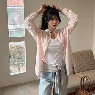 Fruity Stripe Oversized Shirt