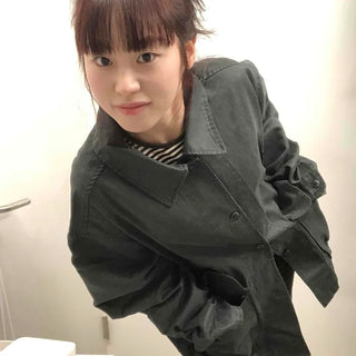 Matte Leather Vintage Long Jacket
