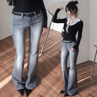 Kilijin Washed Raw Denim Bootcut Pants
