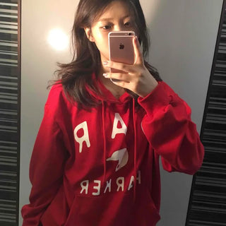 Kitsch Print Balloon Fit Hoodie
