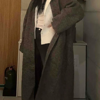 Wool Handmade Long Coat