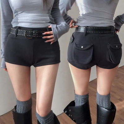 Rodain elastic band shorts