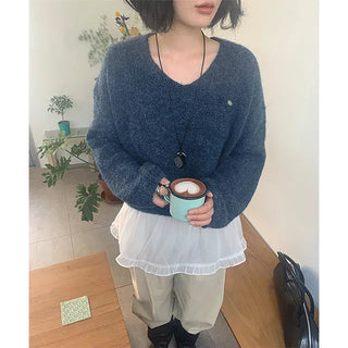 V loose knit