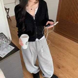 [Cinched Waist!/Loose Fit] Daily Wool V-Neck Cardigan