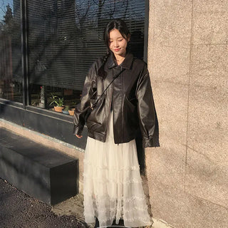 Kisha Tiered Frill Long Skirt