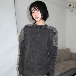 Shoulder Panel Vintage Knit