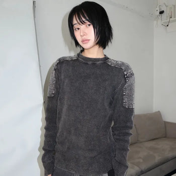 Shoulder Panel Vintage Knit