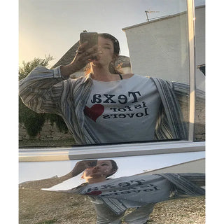 texas off shoulder tee