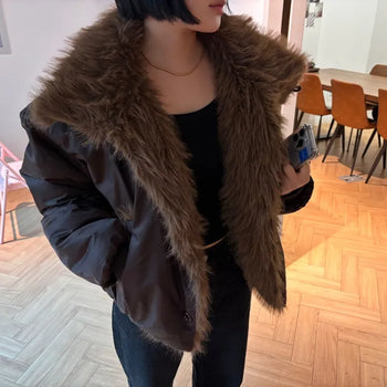 single fur jacket