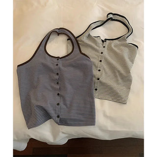 mua button halter top