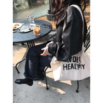 Half Leather Jacket (2 colors)