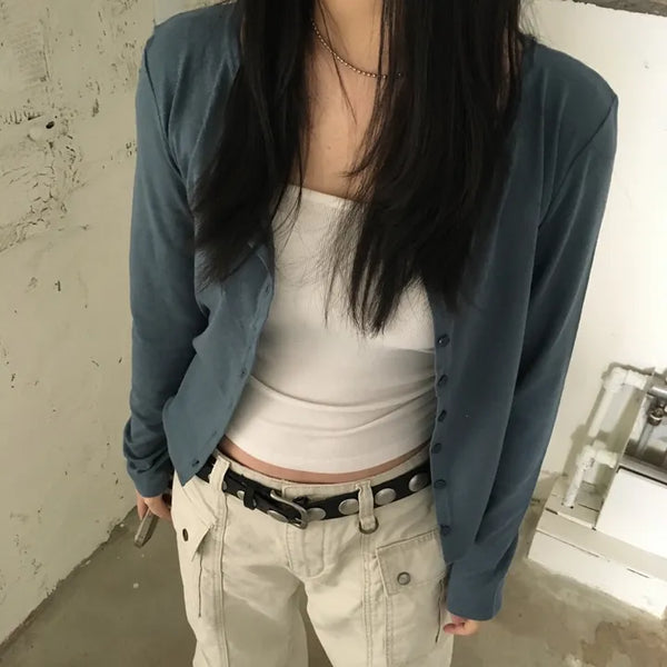 Basic Round Cardigan