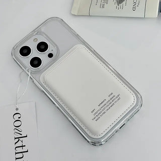 Soft Leather MagSafe Leather Card Wallet Case