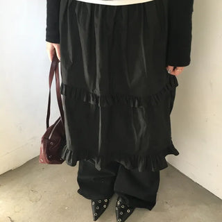 Cotton Tiered Skirt