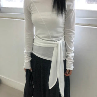 Asymmetrical Strap T-shirt