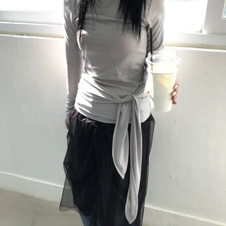 Asymmetrical Strap T-shirt