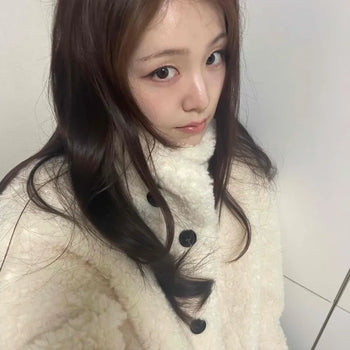 High-neck Sherpa Fur Oversized Jacket