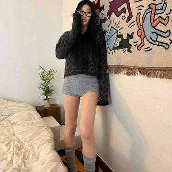 Low-rise Slim Knit Shorts