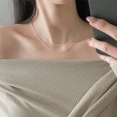 Titchet layer necklace
