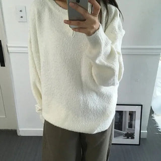 *Unisex* Rough Henley Neck Knit
