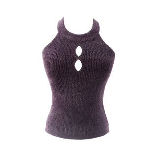 fur halter top(2colors)