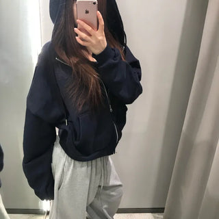basic zip-up hoodie
