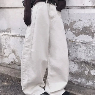 Sie Cutout Wide Cotton Pants