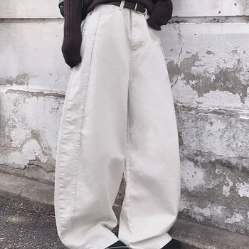 Sie Cutout Wide Cotton Pants