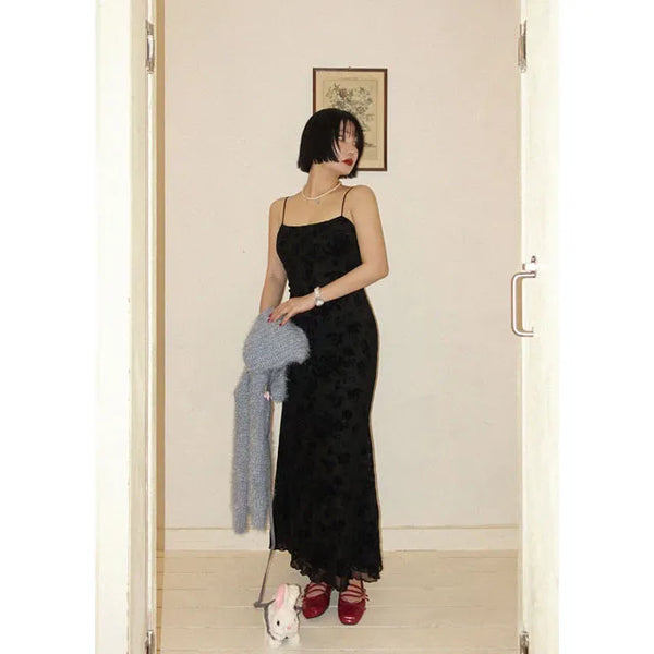 Hilton floral long dress