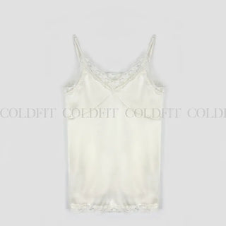 satin lace slip