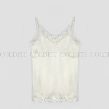 satin lace slip