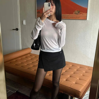 Classic Pleated High-Waisted Tennis Mini Skirt