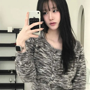 Soft Hairy Cardigan
