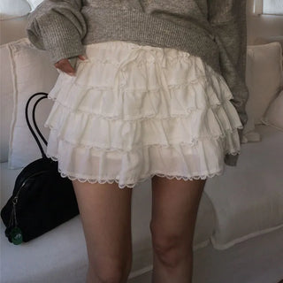 Gloody Lace Tiered Skirt